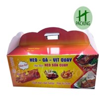 Bộ 10 Thùng carton đựng heo quay in sẵn size nhỏ 55cm