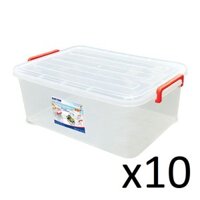 Bộ 10 Thùng nhựa chữ nhật đa năng Duy Tân 15L