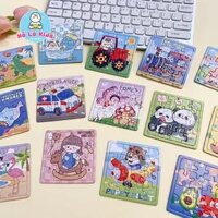 Bộ 10 Tranh ghép hình 16 mảnh bằng giấy, cho bé tư duy sáng tạo Hồ Lô Kids