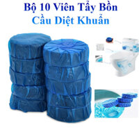 Bộ 10 Viên Tẩy Bồn Cầu Màu Xanh Diệt Khuẩn
