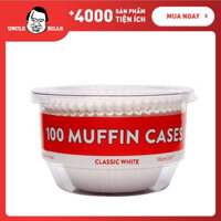 Bộ 100 Khuôn Giấy Bánh Muffin UBL13cm KC0331