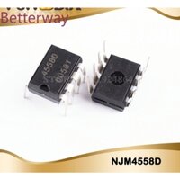 Bộ 100 Linh Kiện Điện Tử njm4558d jrc4558 4558 4558d Sop-8 ic Chất Lượng Cao