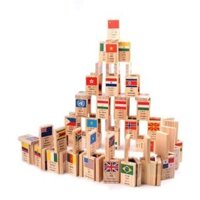 Bộ 100 Quân Cờ Domino Cờ Các Quốc Gia