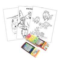 Bộ 100 Tranh Tô Màu Cho Bé, Tặng Kèm Màu Tô Cho Bé, Phù Hợp Cho Bé Từ 3 Tuổi