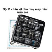 Bộ 11 chân vịt máy may mini gia đình đa chắc năng có hộp giấy cao cấp thích hợp cho máy may mini FHSM 505