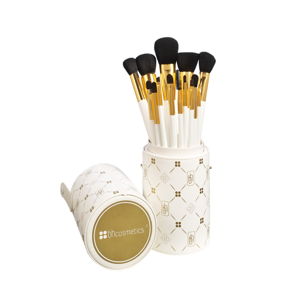 Bộ 11 Cọ BH Cosmetics Dot Collection 11 Piece Brush Set White