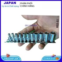 Bộ 11 đầu khẩu 1/4 inch Flag Nhật Bản - Bộ tuýp đa năng - Bộ tuýp Nhật Bản - Bộ khẩu tuýp - Bộ khẩu vặn ốc