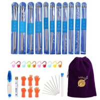 Bộ 11 kim đan len kèm túi và phụ kiện