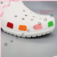 Bộ 11 Miếng sticker dép crocs( KHÔNG KÈM DÉP )Jibbitz, charm gắn sục/Set 14 Khóa Gài Giày crocs Dạ Quang Sáng Tạo diy/