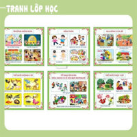 Bộ 11 Tranh chủ đề Mầm Non mẫu sát giáo án
