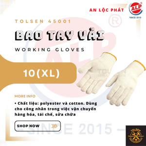 Bộ 12 bao tay vải Tolsen 45001