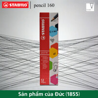 Bộ 12 cây bút chì gỗ STABILO pencil 160 HB