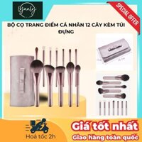 Bộ 12 cây cọ trang điểm cá nhân kèm túi đựng