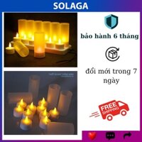 △☂✿Bộ 12 Cây Nến điện tử sạc cao cấp SOLAGA