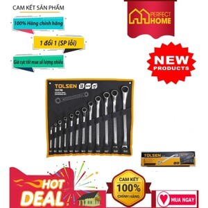 Bộ 12 chìa khóa vòng-vòng Tolsen 15170