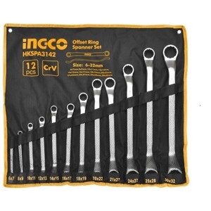 Bộ 12 cờ lê hai miệng Ingco HKSPA3142