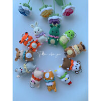 bộ 12 con giáp móc len handmade siêu nét