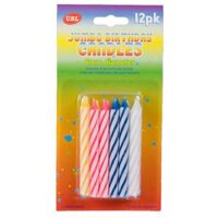 Bộ 12 Đèn cầy sinh nhật Uncle Bills SC0042 8.5cm Nhiều màu