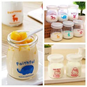 Bộ 12 hũ làm sữa chua bằng thủy tinh