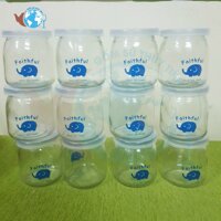 Bộ 12 hũ thủy tinh đựng sữa chua 200ml