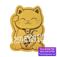 Bộ 12 Miếng dán Dán Điện Thoại Hình 12 Con Giáp Tài Lộc May Mắn , Lì Xì Tết, hàng nhập khẩu - MÃO - MÈO