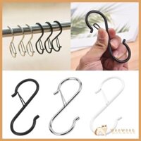 Bộ 12 móc kim loại S Bộ móc treo đáng tin cậy cho quần áo Móc treo khăn chống thấm nước có khóa an toàn Tủ quần áo