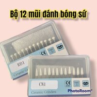 Bộ 12 mũi đánh bóng răng sứ nha khoa