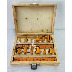 Bộ 12 mũi phay gỗ 12mm Ingco AKRT1221