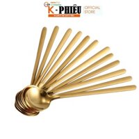 Bộ 12 muỗng inox 304 sáng bền đẹp muỗng uống cà phê, muỗng ăn bánh , muỗng uống trà