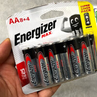 Bộ 12 pin tiểu Energizer Alkaline AA E91 BB8+4