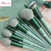 Bộ 13 Cây Cọ Trang Điểm Cá Nhân Nhỏ Gọn Kèm Túi Đựng - Cọ Trang Điểm, Cọ Quét Mặt Nạ, Đồ Makeup  MS53 [ SUGI Cosmetic ]