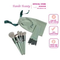 Bộ 13 Cọ Trang Điểm Chuyên Nghiệp FIX Shoptido Có Kèm Túi Vải