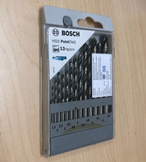 Bộ 13 mũi khoan kim loại HSS 1.5-6.5mm Bosch 2608577349