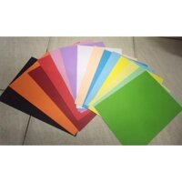 Bộ 130 tờ Giấy bìa cứng đủ màu– khổ a4 – giấy đẹp