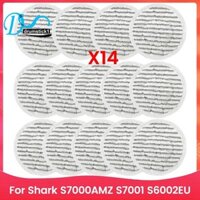 Bộ 14 Cây Lau Nhà Vải Cho S7000AMZ S7001 S6002EU T2 Điện Hơi Nước Cây Lau Nhà Vải Phụ Kiện Thay Thế Phần
