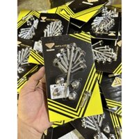 Bộ 14 ốc salaya đầu lòng xe máy Wave Dream Nhật 7li