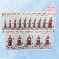 Bộ 15 Tờ Tiền Lưu Bị Trong Tiểu Thuyết Tam Quốc Diễn Nghĩa Lưu Niệm Số Đẹp Sảnh Rồng, Full 0-9,Taxi, 68-79 Seri Siêu Vip