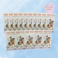 Bộ 15 Tờ Tiền Quan Vũ Lưu Niệm Số Đẹp (Sảnh Rồng, Full 0-9, Taxi, 68-79 Seri Siêu Vip) Có Bảo An Cực đẹp