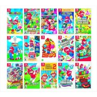 Bộ 15 vỏ hộp game Nintendo Switch Mario mới 100%