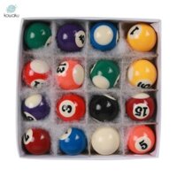 Bộ 16 Bi-a Mini Bộ Bóng Bàn Di Động 25 Mm Hoàn Chỉnh Cho Trò Chơi Gia Đình