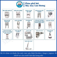 Bộ 16 Chân Vịt Phiên Bản Mới Nhất - Gồm Chân Vịt Nhún Bèo Và Chân Vịt Viền- Hộp Nhựa Có Nắp Gài và Mút Xốp Cực Chất