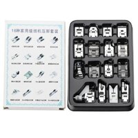 Bộ 16 chân vịt sử dụng cho các dòng máy may gia đình trục thẳng và có chức năng may zigzag: Brother, Singer, Janome.....