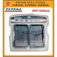 Bộ 16 mũi khoan kim loại, bê tông và gỗ TOTAL TACSDL11601