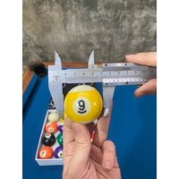 Bộ 16 viên bi đường kính 44mm cho bàn bida mini
