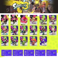 Bộ 17 Thẻ Hình Nhóm Nhạc Amiibo Splatoon 3 1-3 Linkage NFC Amiibo