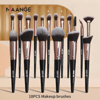 Bộ 18 cọ trang điểm MAANGE kèm túi đựng mỹ phẩm Dụng cụ cọ trang điểm chuyên nghiệp 5810