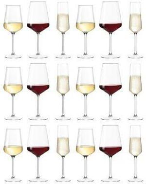 Bộ 18 ly vang Leonardo Puccini 280ml-560ml-750ml