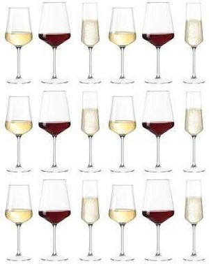 Bộ 18 ly vang Leonardo Puccini 280ml-560ml-750ml