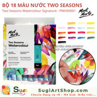 Bộ 18 Màu Nước Two Seasons Mont Marte x 12ml  PMHS0001- Two Seasons Watercolour Signature