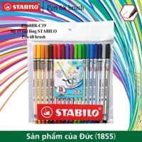 Bộ 19 bút lông STABILO Pen 68 brush